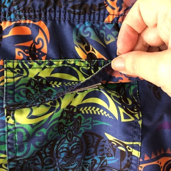 Bugatchi Polynesian Swim Trunks - Picture 5 of 9
